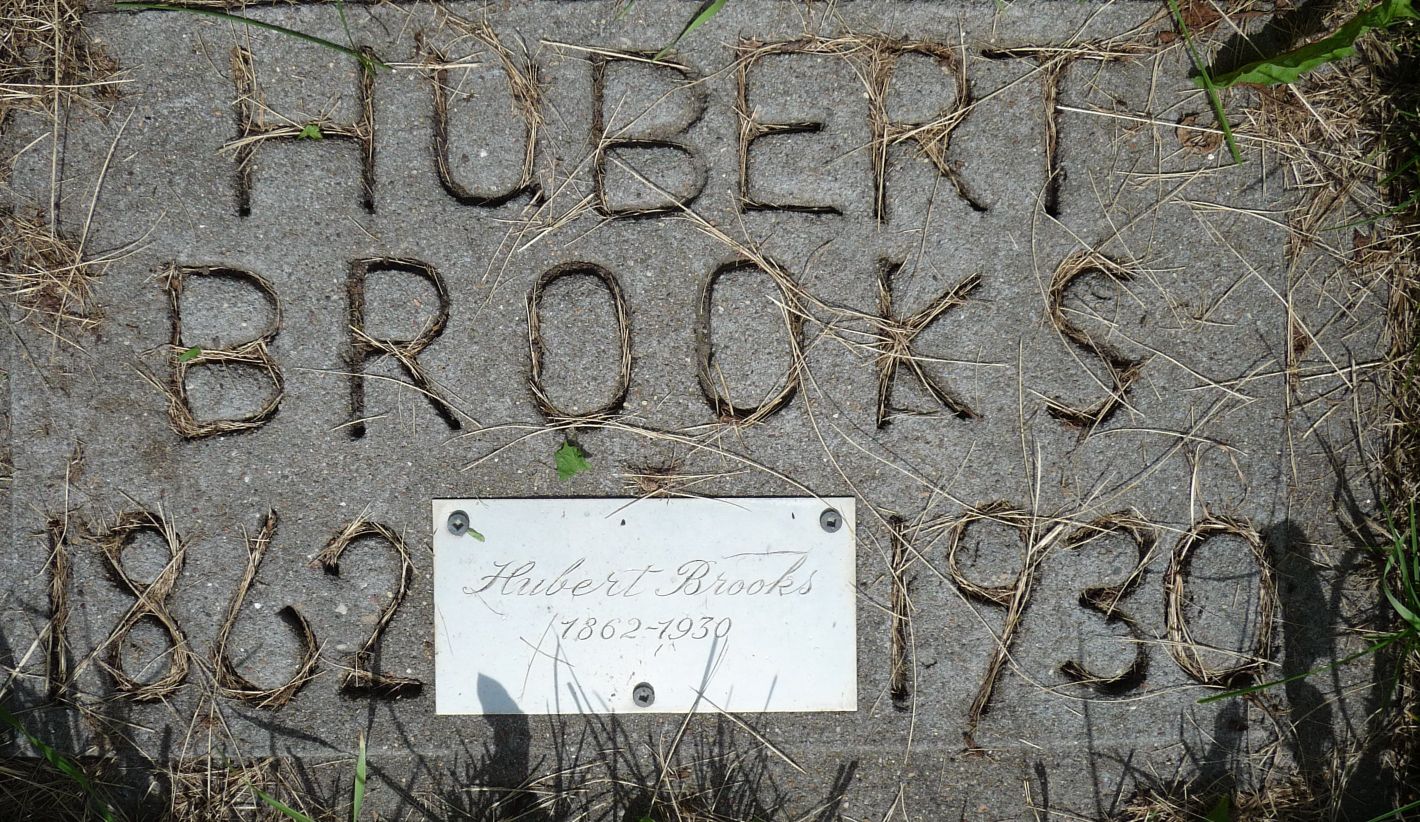 Tombstone of Hubert (Rousseau) Brooks